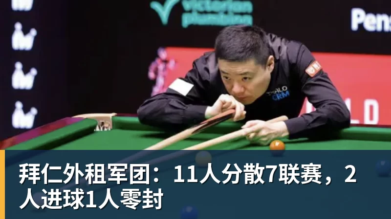 拜仁外租军团：11人分散7联赛，2人进球1人零封