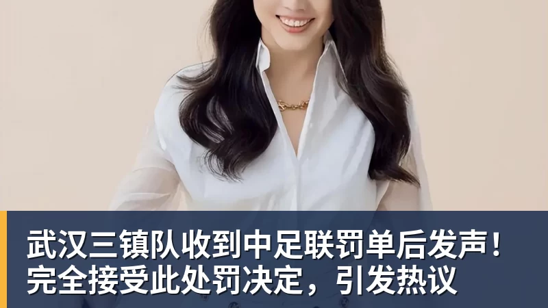武汉三镇队收到中足联罚单后发声！完全接受此处罚决定，引发热议